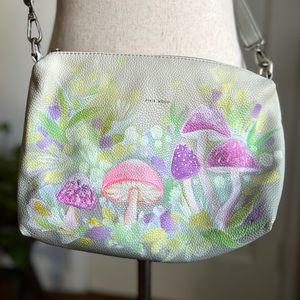 Pixie Mood Handpainted Vegan Leather Mint Purse